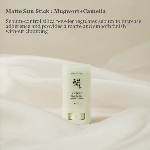 [Beauty of Joseon] Matte Sun Stick : Mugwort + Camelia 18g K-Beauty