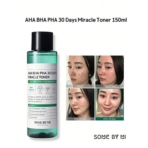 [SOME BY MI] AHA BHA PHA 30 Days Miracle Toner 150ml K-Beauty