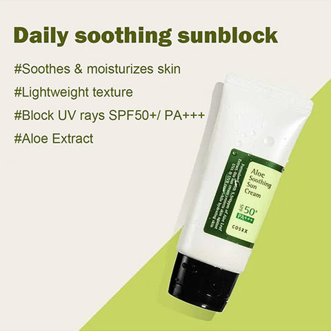 [COSRX] Aloe Soothing Sun Cream 50ml K-Beauty