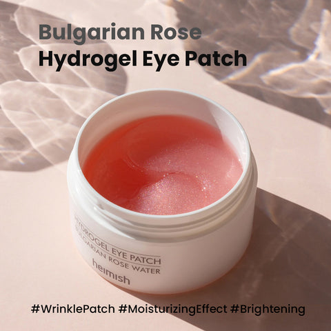 [heimish] Bulgarian Rose Water Hydrogel Eye Patch 60ea K-Beauty