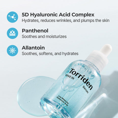 [Torriden] Dive-In Low Molecule Hyaluronic Acid Serum 50ml K-Beauty