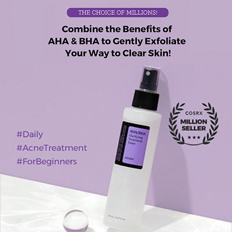 [COSRX] AHA/BHA 7 Clarifying Treatment Toner 150ml K-Beauty