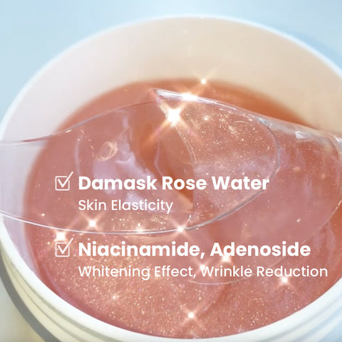 [heimish] Bulgarian Rose Water Hydrogel Eye Patch 60ea K-Beauty